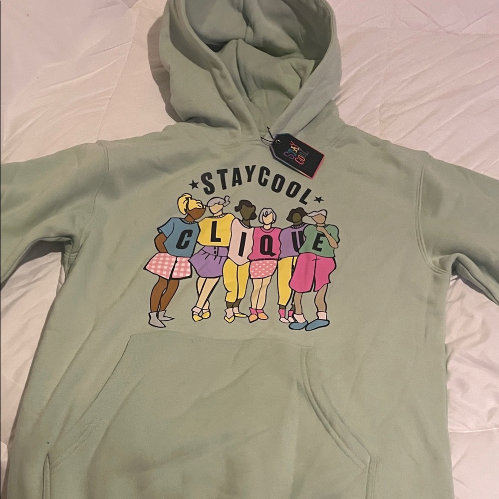 Hoodie in Green